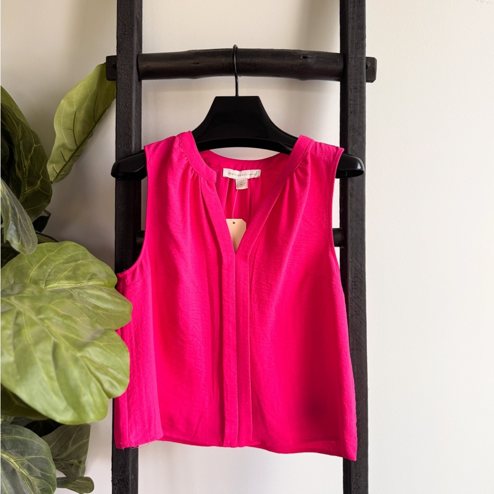 Vibrant Pink Sleeveless Top